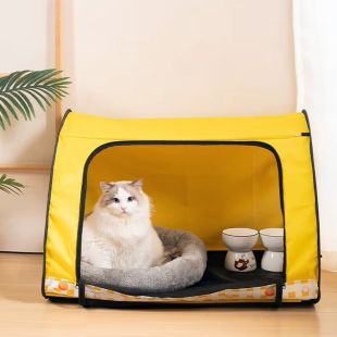 Foldable Cats Pen Tent – Portable Pets Playpen 80×60×53cm