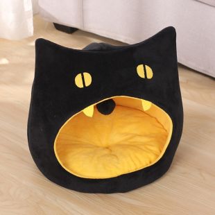 Semi Closed Cat Bed 36 × 36 × 36cm