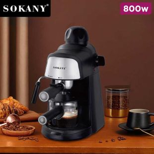 Steam Espresso Coffee Machine 800W by SOKANY