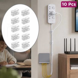 Self Adhesive Cable Organizer Clips 10 PCS Set