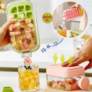 800ml Ice Cube Box with Leakproof Lid