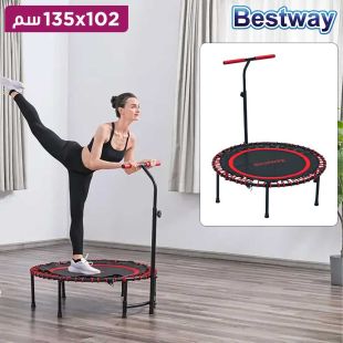 ترامبولين القفز AeroBounce Fitness من Bestway، مقاس 102 × 135 سم