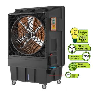 مبرد هواء 120 لتر بقوة 490 واط مع مروحة محورية