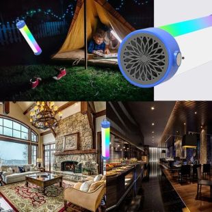 Elegent Led Emergency Light with Bluetooth Speaker