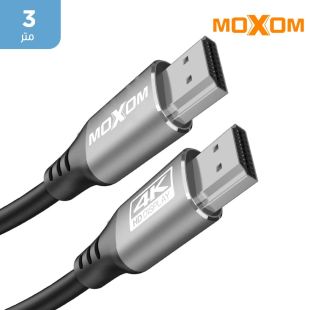 كيبل HDMI إلى HDMI  بدقة 4K بطول 3 متر من Moxom
