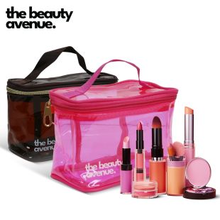 حقيبة مستحضرات تجميل بمقبض - 17 × 9 × 12 سم من The Beauty Avenue