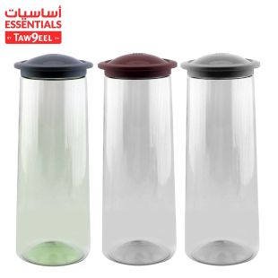 Large Cylindrical Kitchen Storage Canister By Taw9eel Essentials