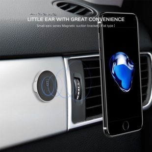 قاعدة مغناطيسية للهواتف الذكية بالسيارة قابل للدوران 360 درجة من Baseus - أسود