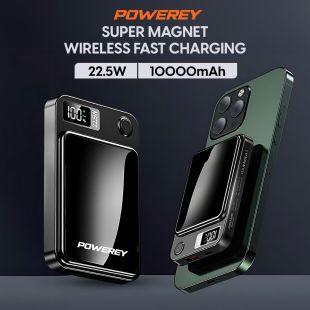 10000mAh Magsafe Wireless Power Bank by Powerey