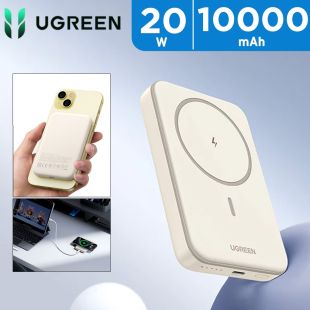 10000mAh PD-20W Magnetic Wireless 15W Power Bank by UGreen