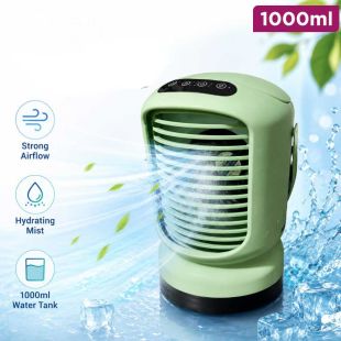 1000ml Desktop Air Cooler with LED Light and Type-C Port