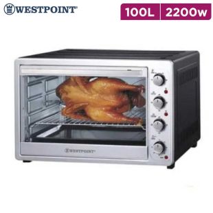 100L 2200W Electric Oven with Grill and Convection Fan by Westpoint(New Product / Open Box)