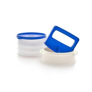 طقم مكبس برجر مع حاويات حفظ من Tupperware