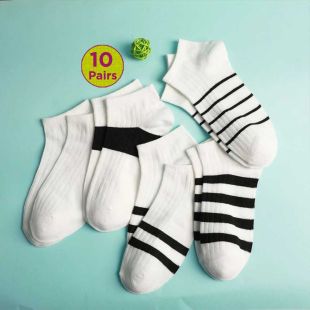 10 Sets Low-Cut Sports Breathable Mesh Socks