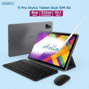 11 Pro Stylus Tablet Dual SIM 5G 10.1 inch Android 14 8GB RAM 512GB Storage by Oteeto