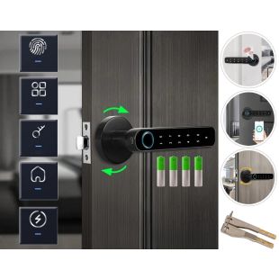 Smart Numeric Keypad Door Lock with Fingerprint and App