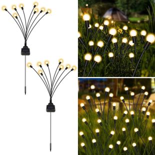 8 Solar LED Lights 2Pcs