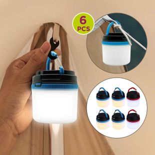 Camping Lantern LED Outdoor Camping Lights – 6 PCS