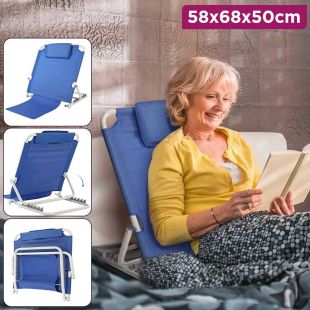 Neck Lumbar Back Support Wedges Backrest with Head Pillow