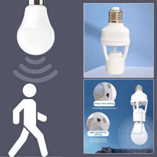 Smart Infrared Motion Sensor Lamp Holder