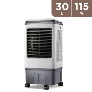 115W Evaporative Air Cooler with Moving Wheels 30L