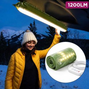 مصباح تخييم LED قابل للنفخ بسطوع 1200 لومن وتركيب مغناطيسي