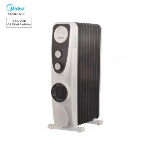 مدفأة زيتية بقوة 2400 واط و9 ريش من Midea