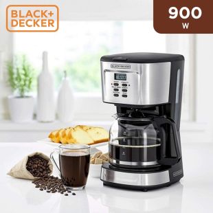 12 Cup Coffee Maker 900W with LCD Display by Black + Decker