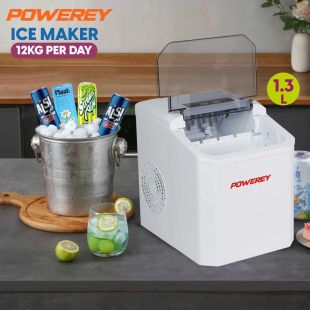 12Kg Per Day Ice Maker 1.3L by Powerey