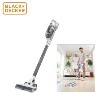 مكنسة كهربائية لاسلكية 2 في 1 قوة 14.4 فولت بطارية مدمجة 2 أمبير Black + Decker