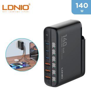 140W Super Fast Desktop Charger with 1.5 m Cord by LDNIO