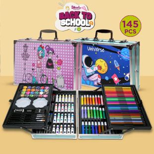 145 Pcs Color Art and Drawing Set for Kids