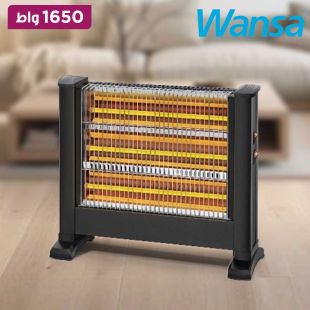 دفاية كهربائية هالوجين 1650 واط 3 لمبات من Wansa 