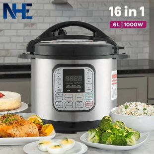 16 in 1 Electric Pressure Cooker 1000W 6L by NHE