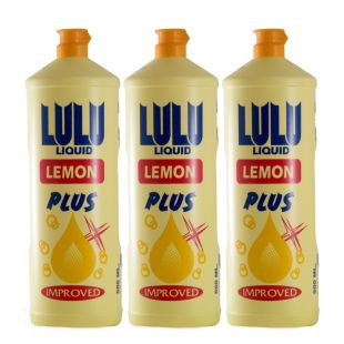 Lulu Dish Wash Liquid Lemon 3 x 500 ml