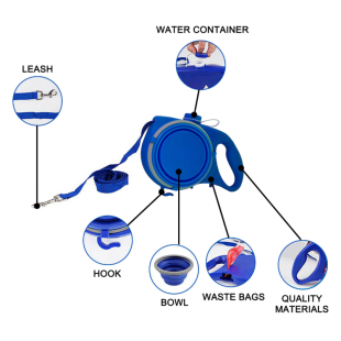 طقم حزام 5 في 1 للحيوانات الأليفة