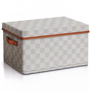 Foldable Fabric Storage Box with Lid – 3 Sizes