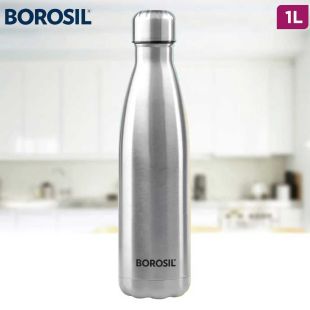 1L Leakproof Stainless Steel Water Bottle by Borosil