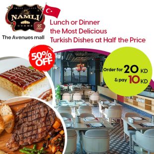 Savor Your Favorite Turkish Dishes for Lunch or Dinner at Namli Restaurant