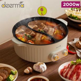 Deerma 2000W Multifunctional Electric Pot Cooker 6 L