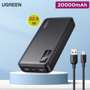 20000mAh Power Bank Charging 22.5W by Ugreen