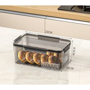 مجموعة علب طعام بلاستيك محكمة الغلق 3 حبة