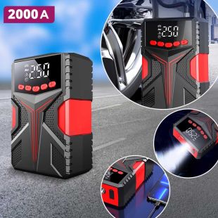 2000A Car Jump Starter Power Bank with Air Compressor