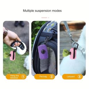 Mesh Pet Waste Bag Dispenser with Hook