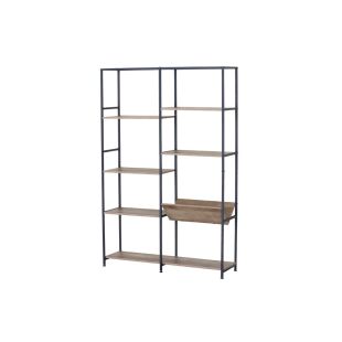 Elegant Metal Shelving Unit 2 Tria