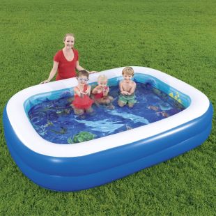 3D Undersea Inflatable Kids Pool with Goggles by Bestway