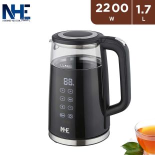 2200W 1.7L Digital Glass Electric Kettle by NHE