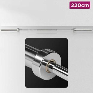 Steel Straight Bar with Professional Rotational System 220cm