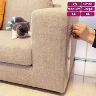 Sofa Protection Sticker Transparent Cat Scratch - 2Pcs