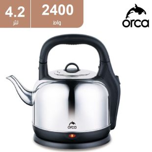 غلاية مياة كهربائية 4.2 لتر 2400 واط من Orca